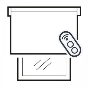 پرده برقی ( ریموتی)